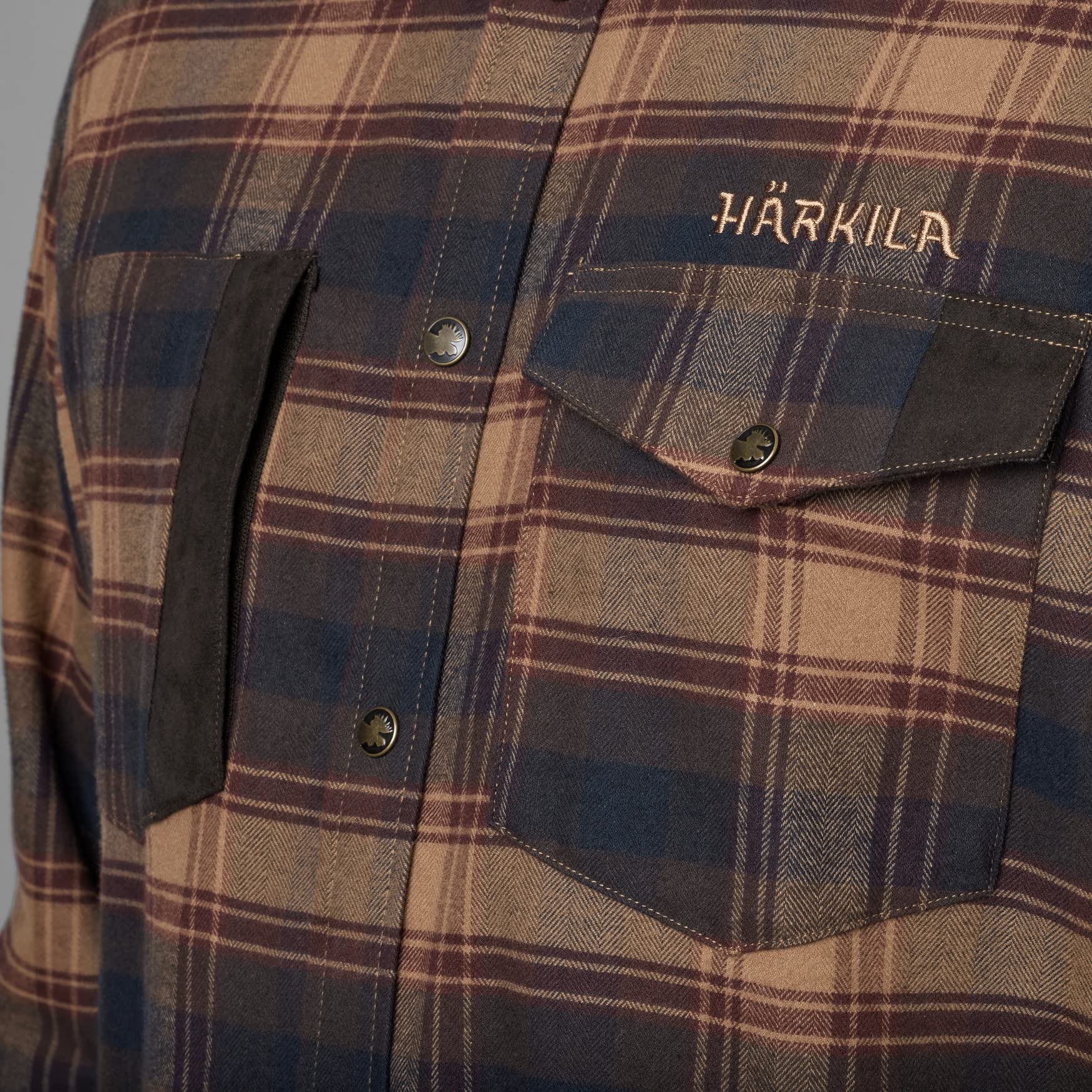 Härkila Aivak L/S Flanellhemd Check kariert dehnbar