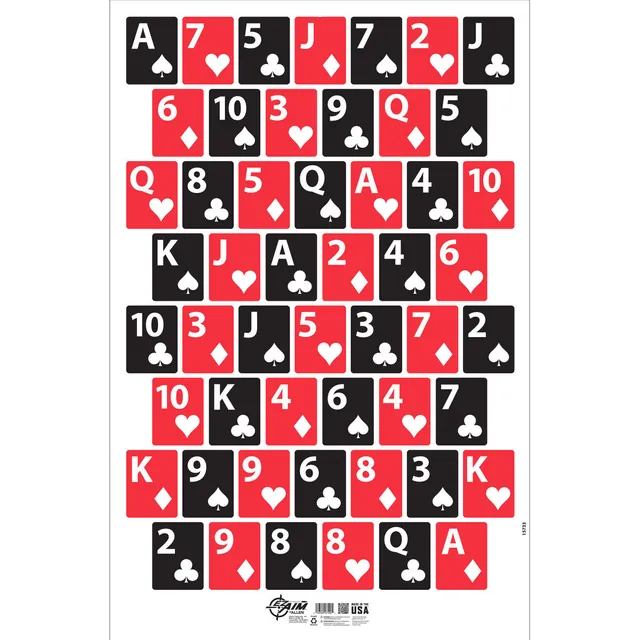 Allen EZ Aim Kartenspiel Schießscheibe 58x89 cm 1er