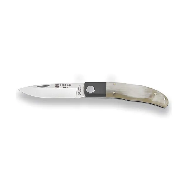 Joker Setter NA114 Klappmesser Stierhorn 8 cm rostfrei