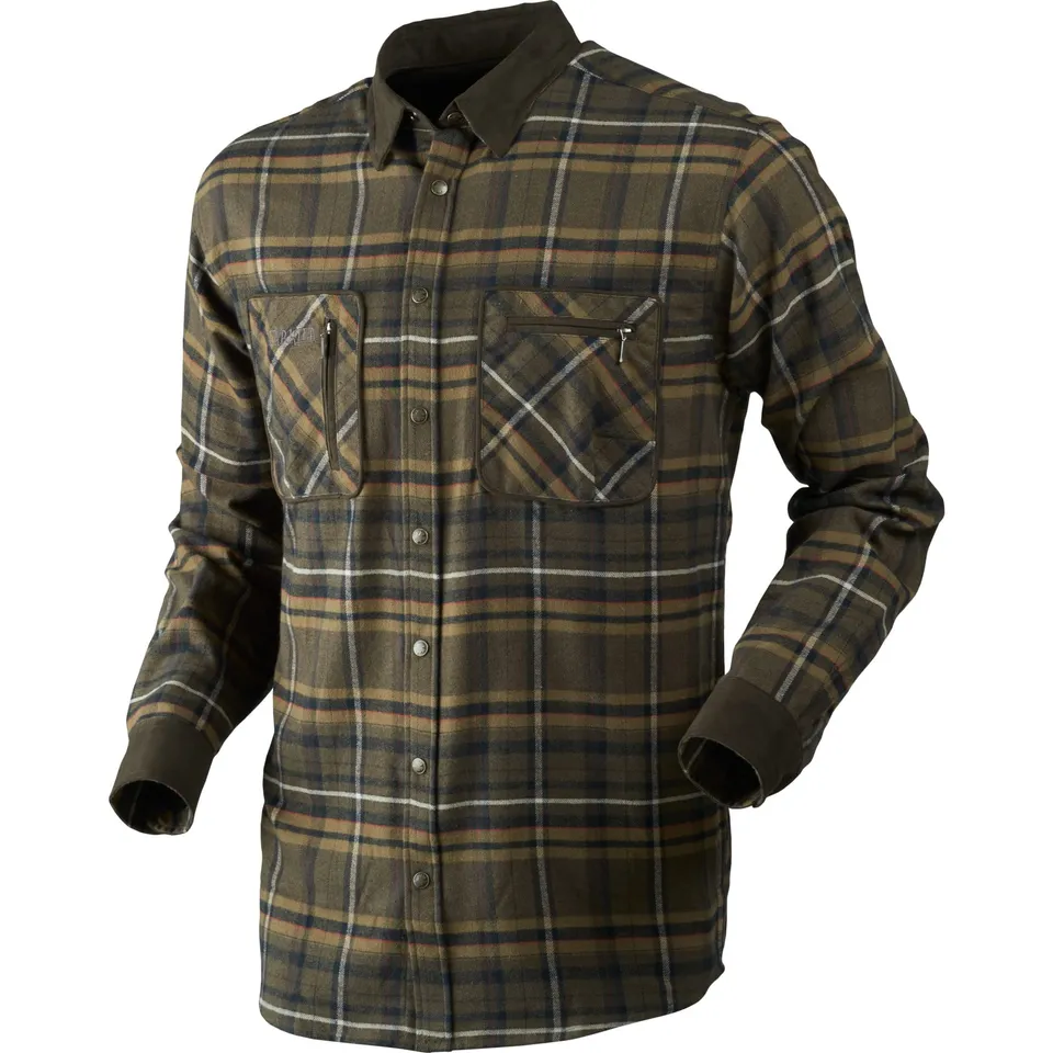 Härkila Pajala Hemd Green Brown Gr. 5XL Karohemd