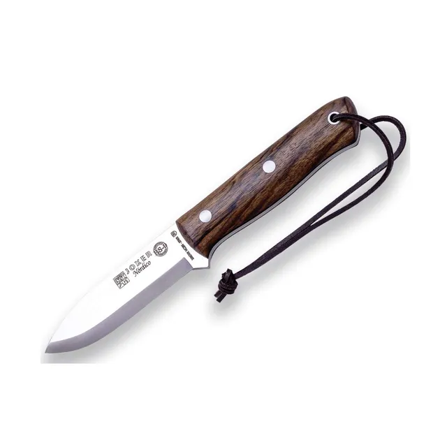 Joker Nórdico CN115-P Jagdmesser Walnuss mit Feuerstahl