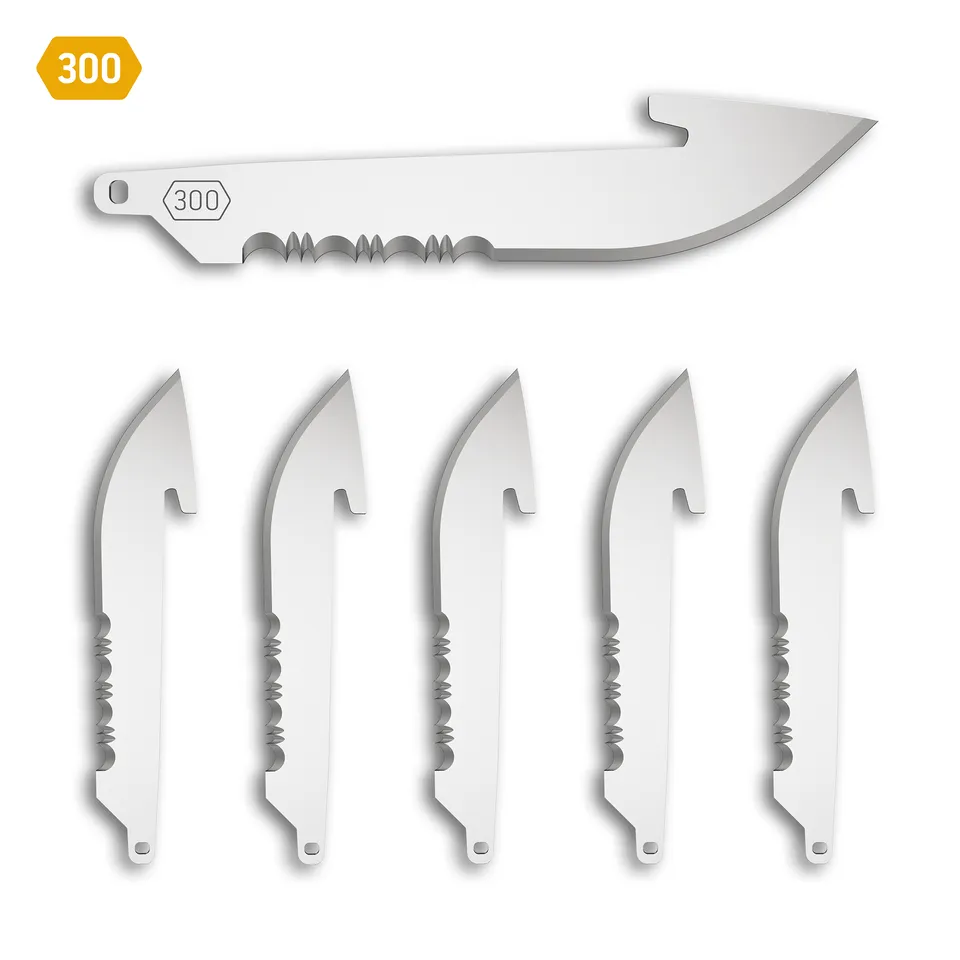 Outdoor Edge Razor 3.0 Ersatzklingen 6er Pack halbgezahnt