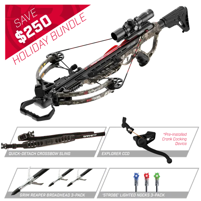 Barnett XP405 Holiday Bundle Armbrust Set