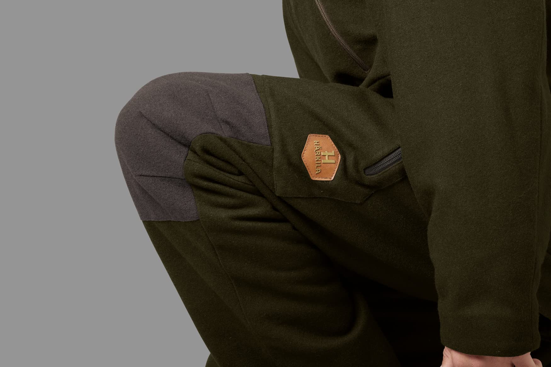 Härkila Metso Winterhose Gr.52 Willow Green Shadow Brown Wolle