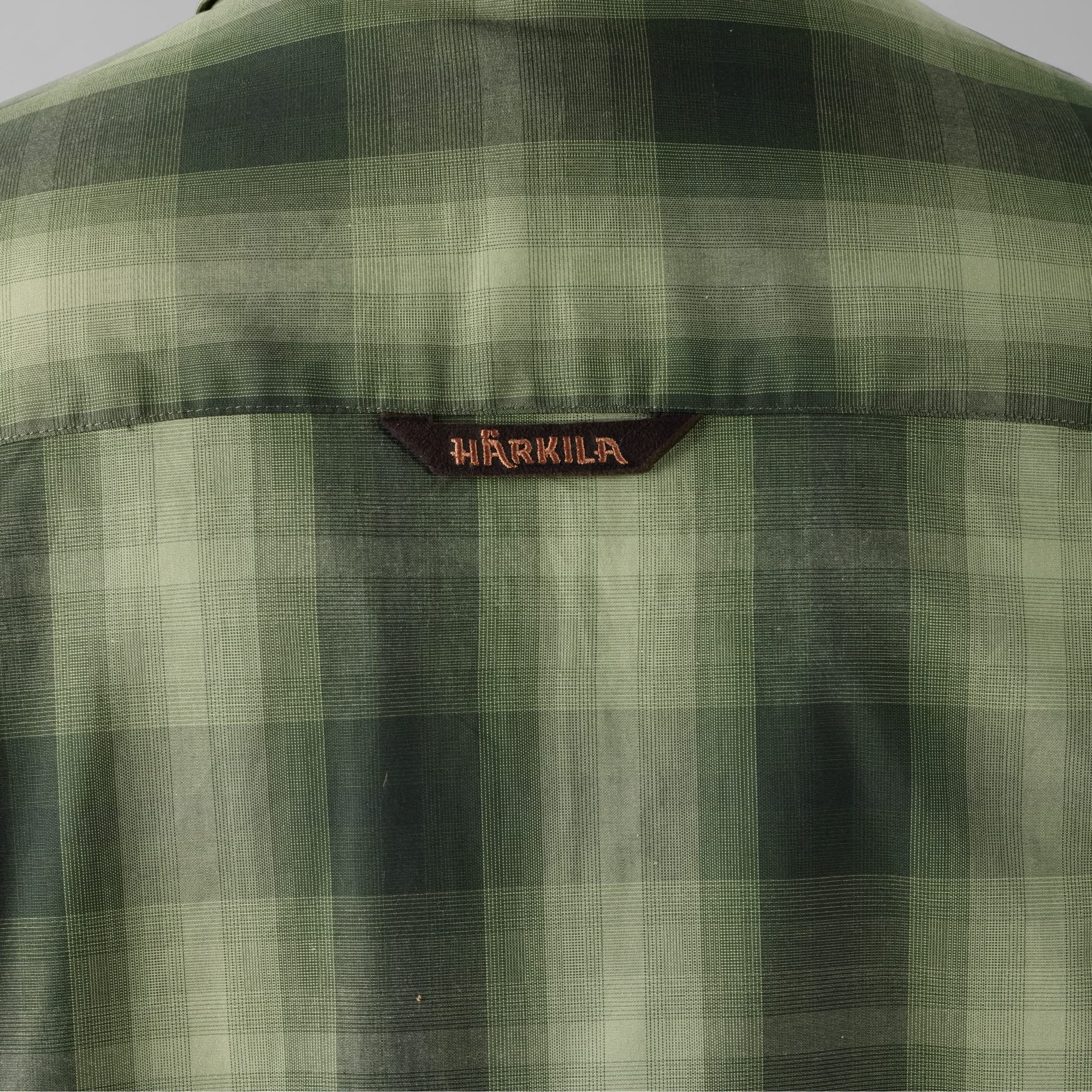 Härkila Akkan Hemd Duffel Green Karo Jagdhemd
