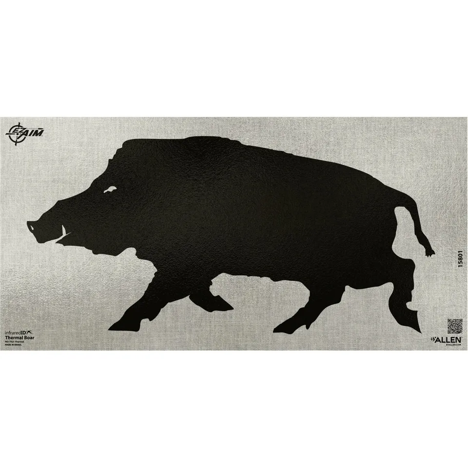 Allen EZ Aim Thermal ID Boar Zielscheibe 61x30 cm Grau