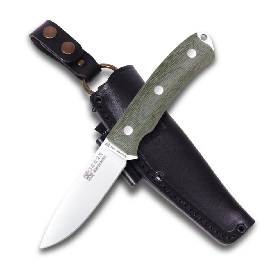 Joker Bushcrafter CV120 Bushcraftmesser Micarta 10,5cm