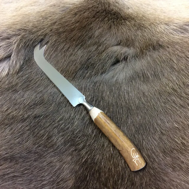 Wood Jewel 41S Käsemesser Rentierhorn Rentiermotiv