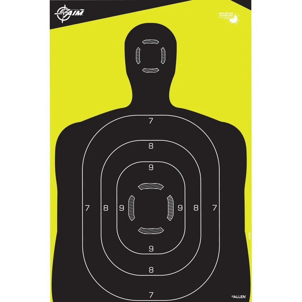 Allen EZ Aim Zielscheiben 30x45cm 5er chartreuse reaktiv