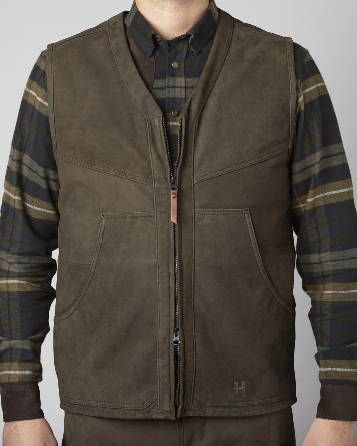 Härkila Pro Hunter Leder Weste 54 braun