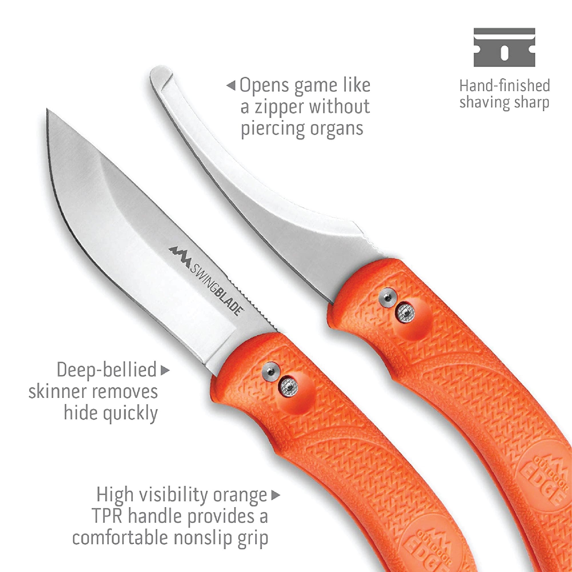 Outdoor Edge SwingBlade Jagdmesser AUS-8 Aufbrechklinge