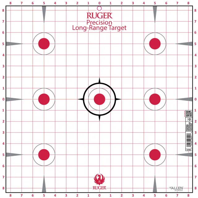 Allen Ruger 7-Spot Einschießscheiben 20er Pack 43cm