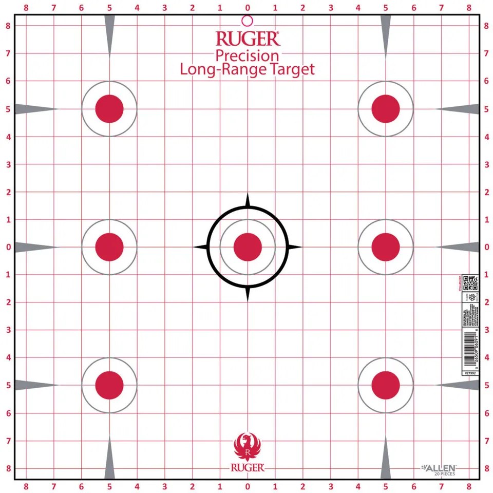 Allen Ruger 7-Spot Einschießscheiben 20er Pack 43cm