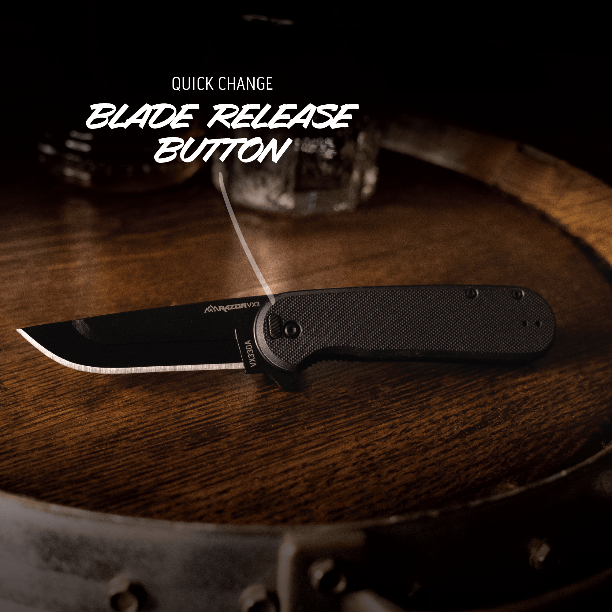Outdoor Edge Razor VX2 Klappmesser Black G10 EDC