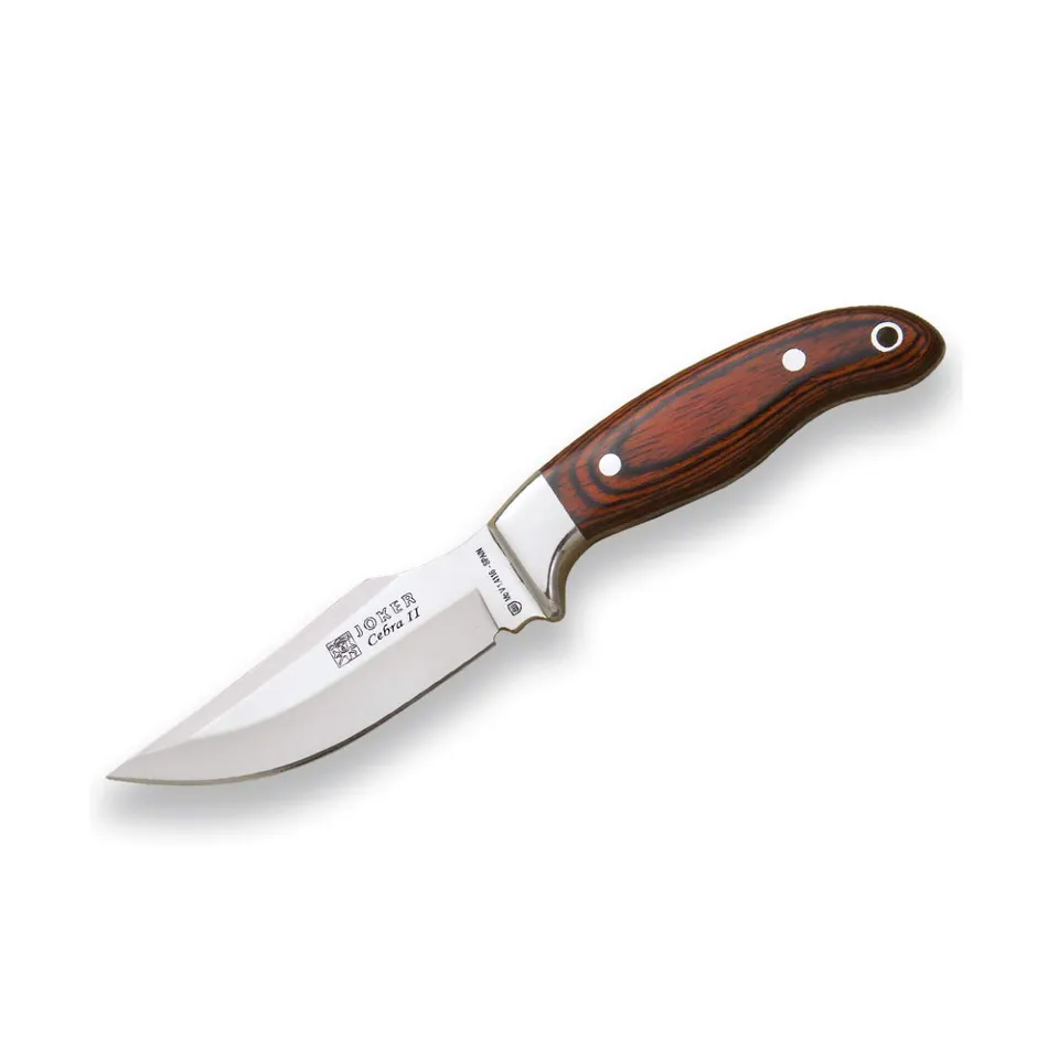 Joker Cebra II CR40 Gürtelmesser Holz 10,5 cm