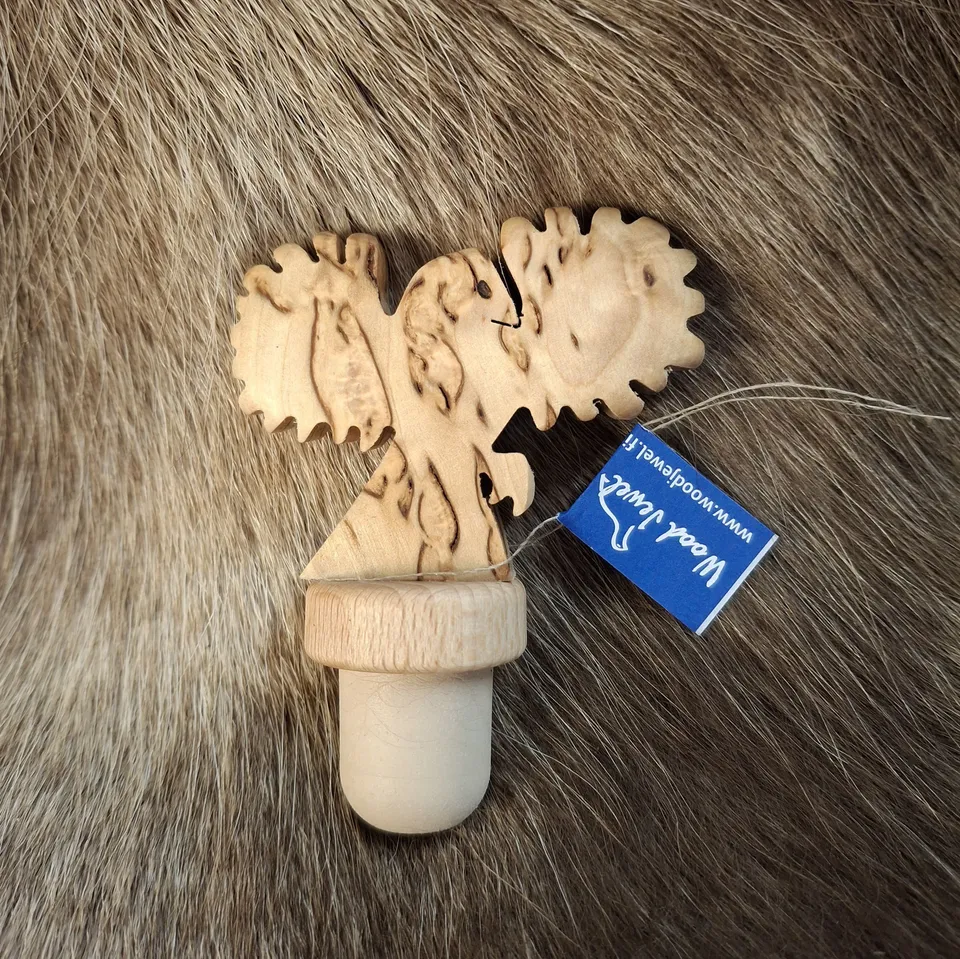 Wood Jewel 2380a Flaschenkorken Häher Maserbirke