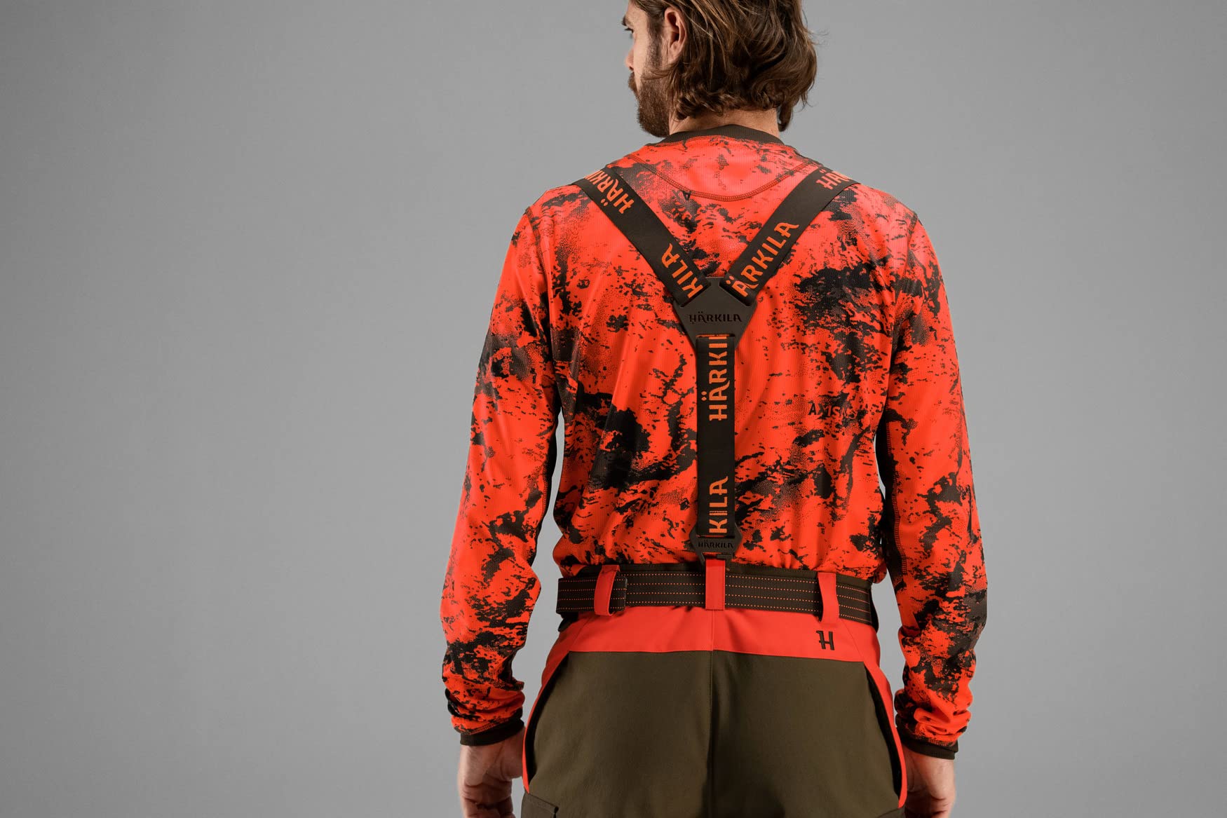 Härkila Wildboar Pro Tech Hosenträger Braun-Orange
