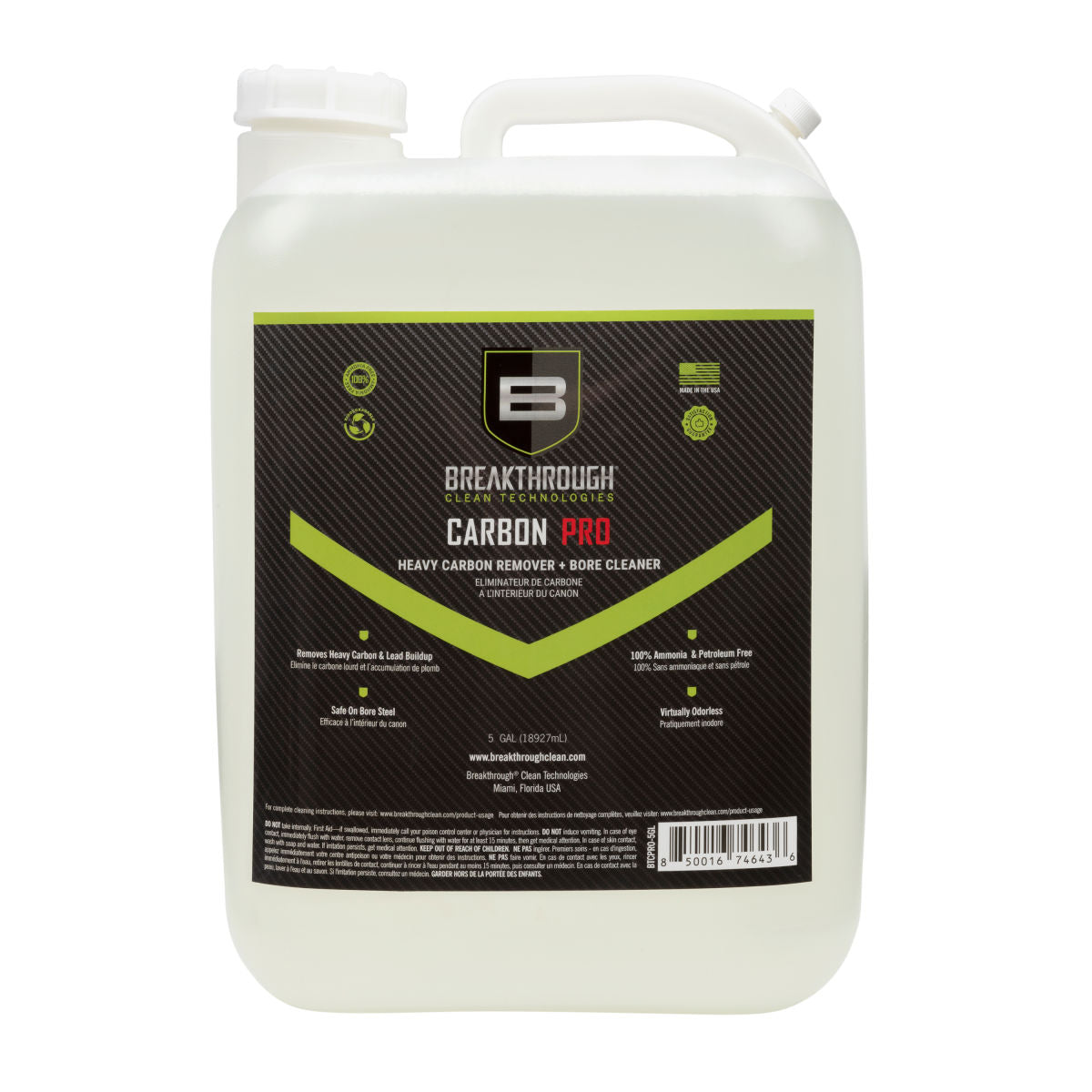 Breakthrough Carbon Pro Laufreiniger Waffenöl 473 ml Kohlenstofflöser
