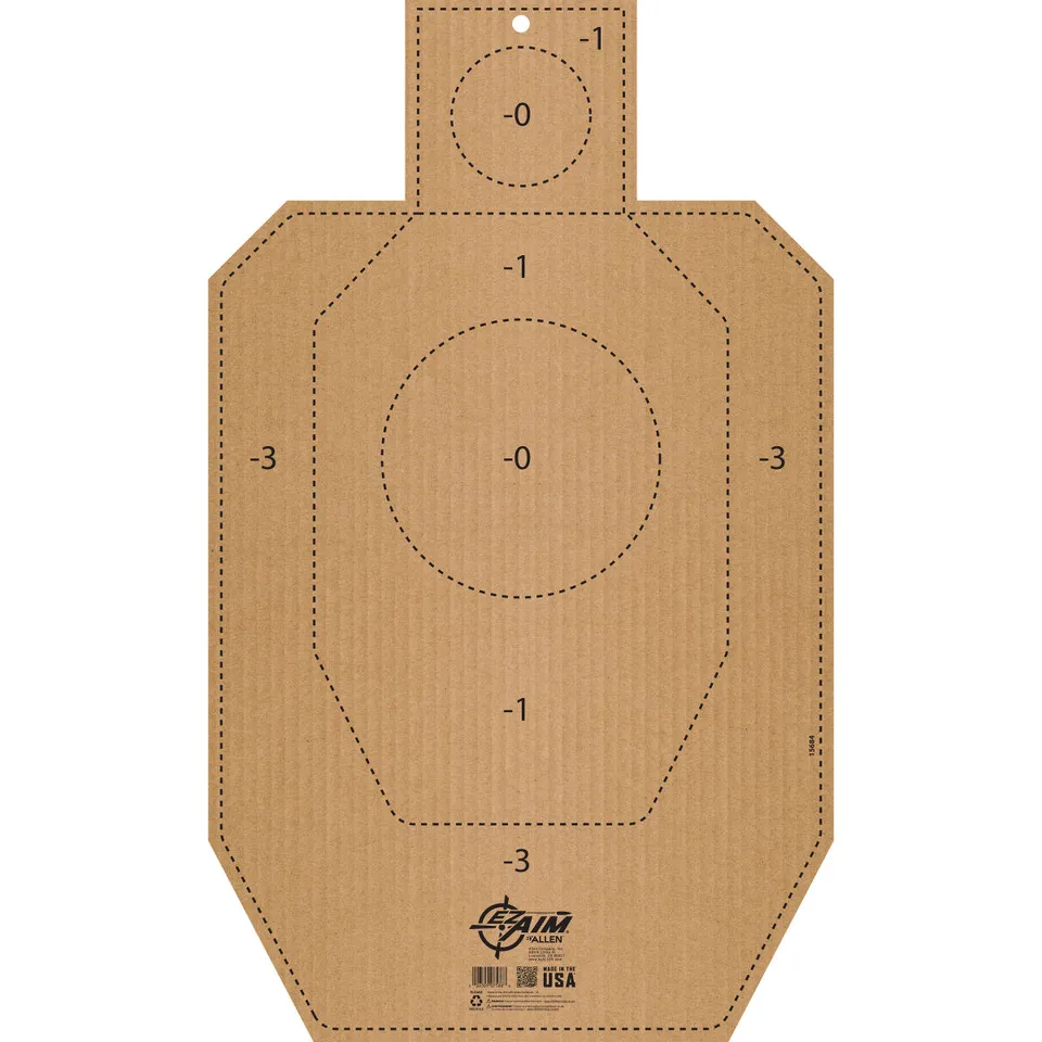 Allen EZ Aim IPSC IDPA Schießscheibe Papier 46x76cm 1 Stück