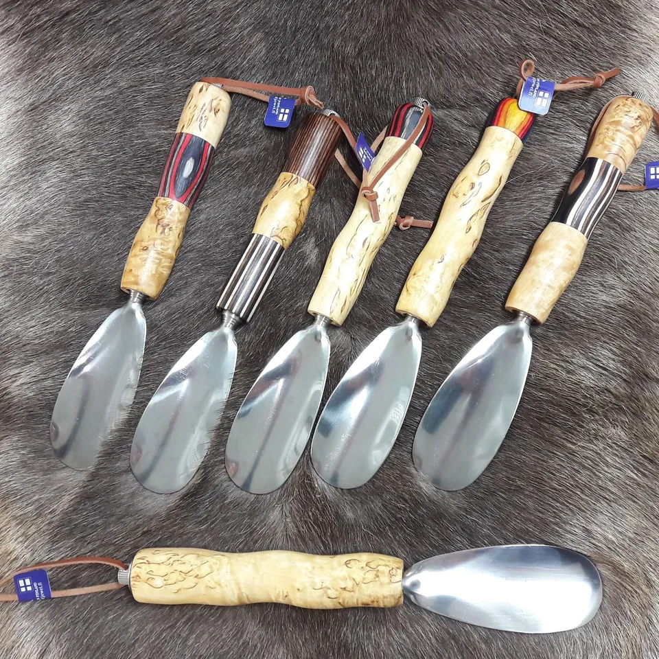 Wood Jewel Schuhlöffel Teleskop Holzgriff ausziehbar