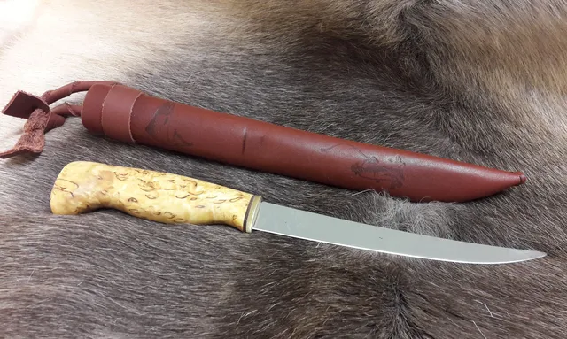 Wood Jewel Visa 23F Filetiermesser Maserbirke 16 cm