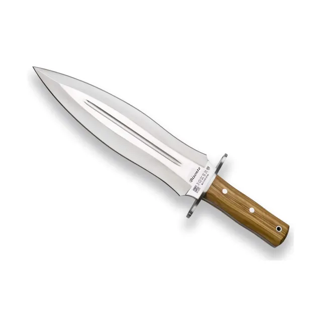 Joker Bisonte CO44 Jagdmesser Olive MOVA Lederscheide