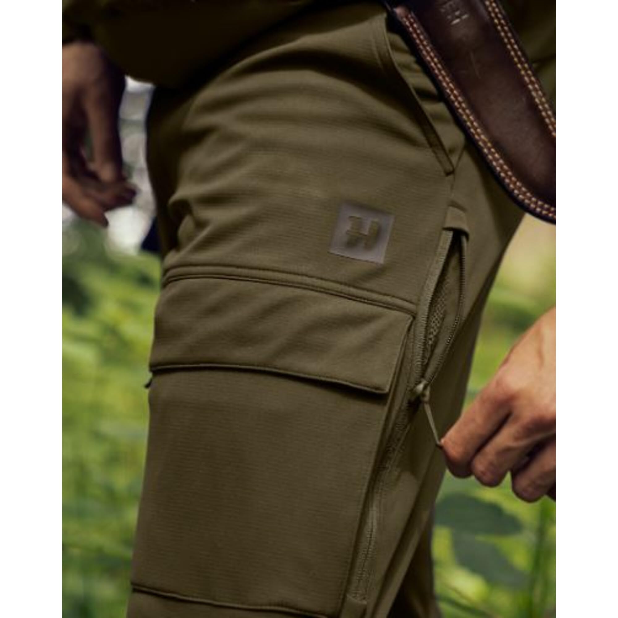 Härkila Deer Stalker Light Jagdhose Willow Green geräuscharm