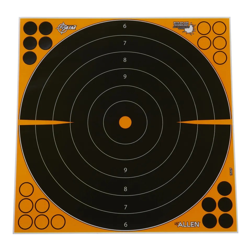 Allen EZ Aim Adhesive Splash Bullseye Zielscheibe 5er Pack