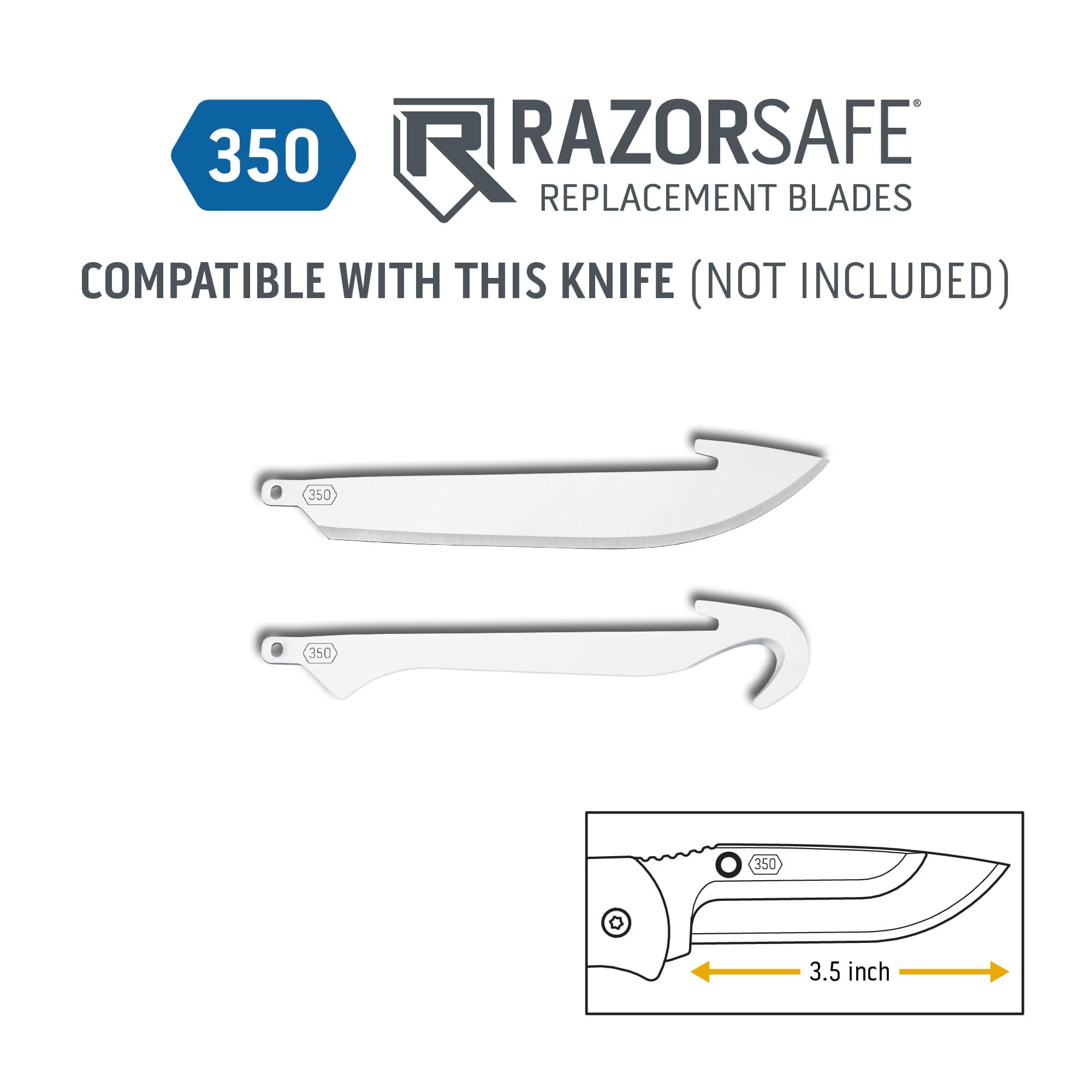 Outdoor Edge RazorEDC Lite Klappmesser 3,5 Zoll Wechselklinge