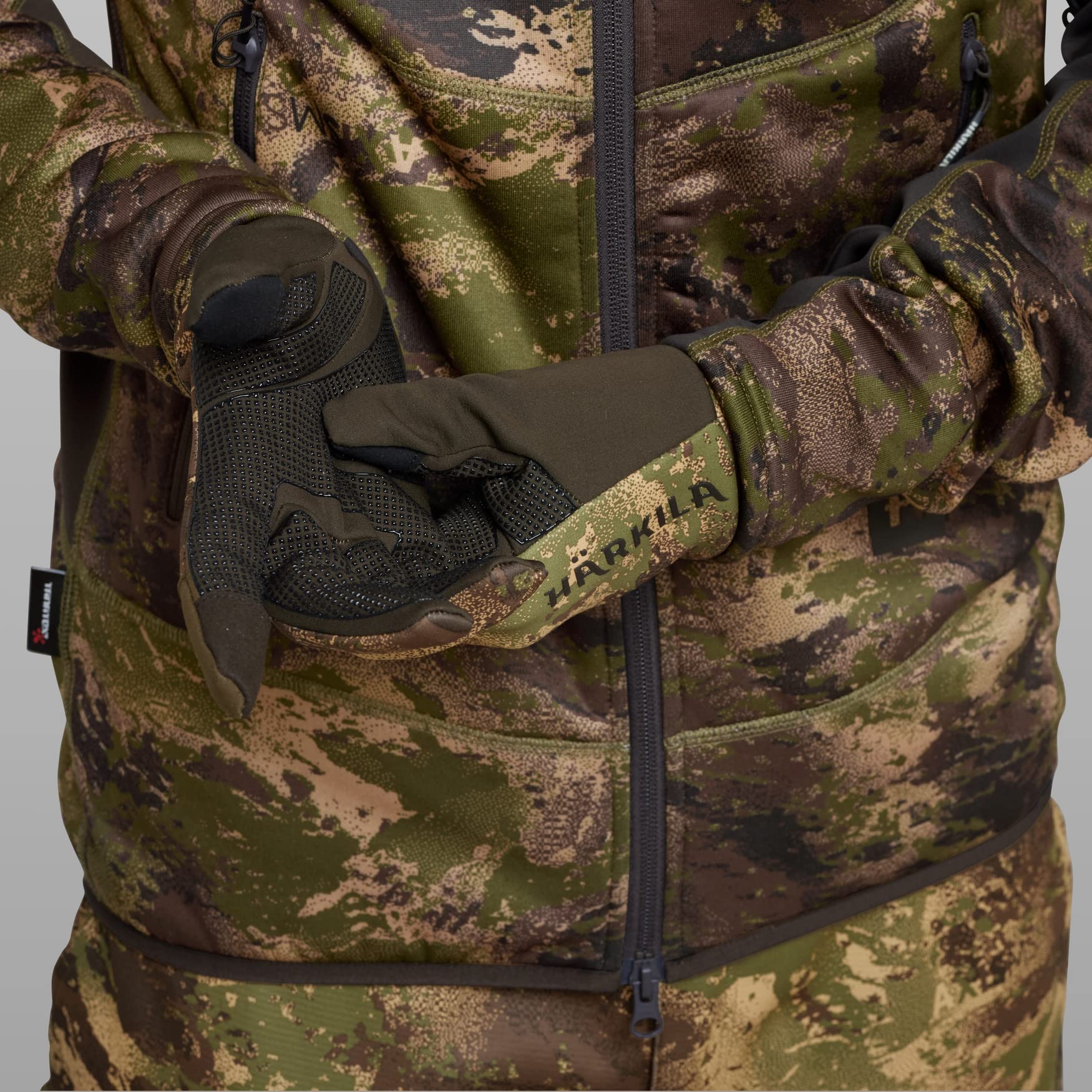 Härkila Deer Stalker Fleece Handschuhe M Camo