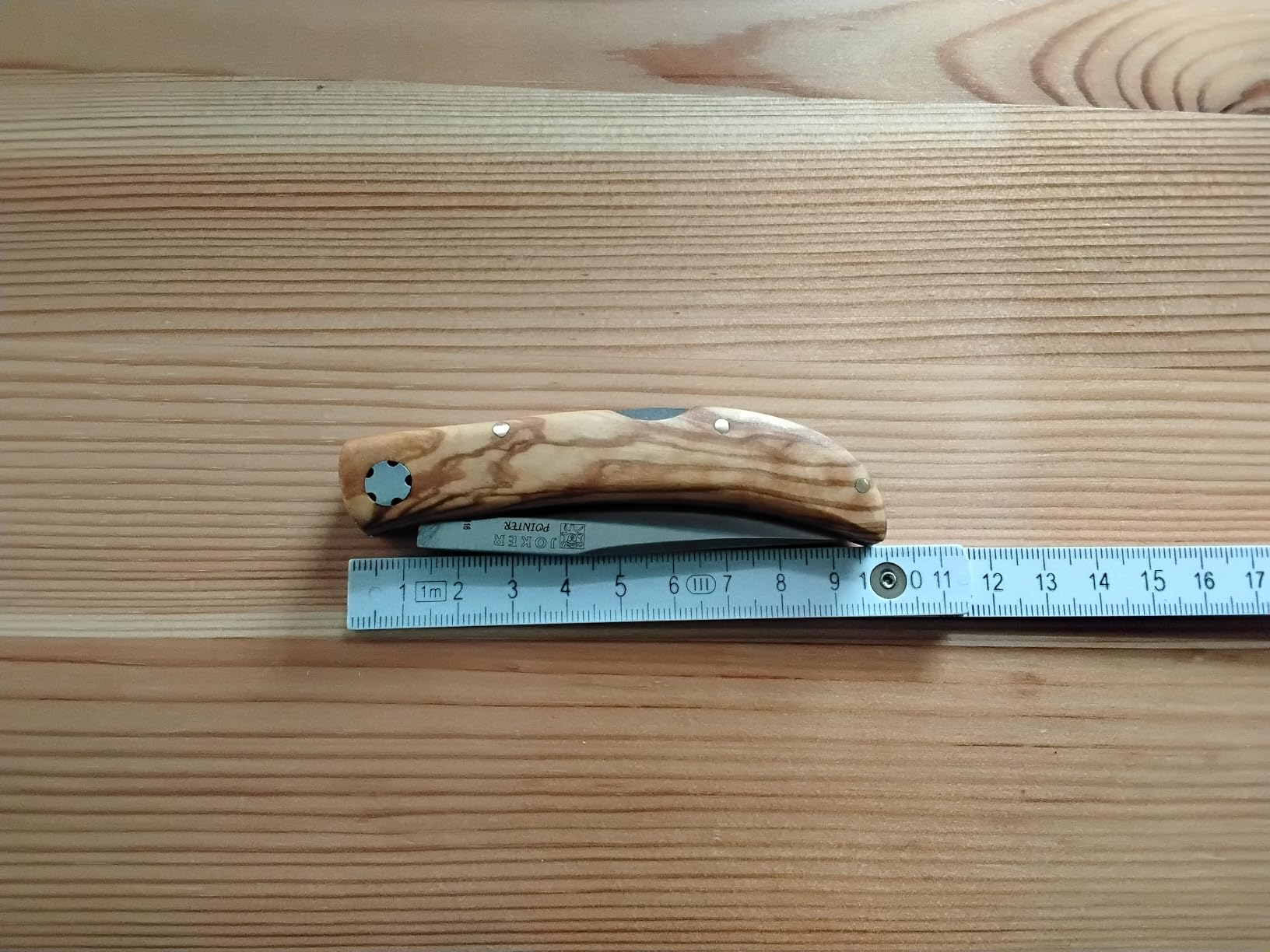 Joker Pointer NO67 Taschenmesser Olivenholz 8cm