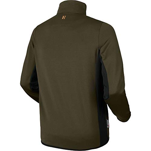Härkila Tidan Hybrid Fleecejacke Herren Grün Gr. M leise