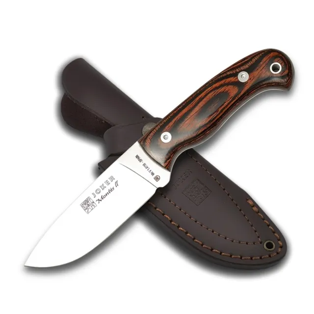 Joker Montés II CR58 Jagdmesser Stamina 11cm Lederscheide