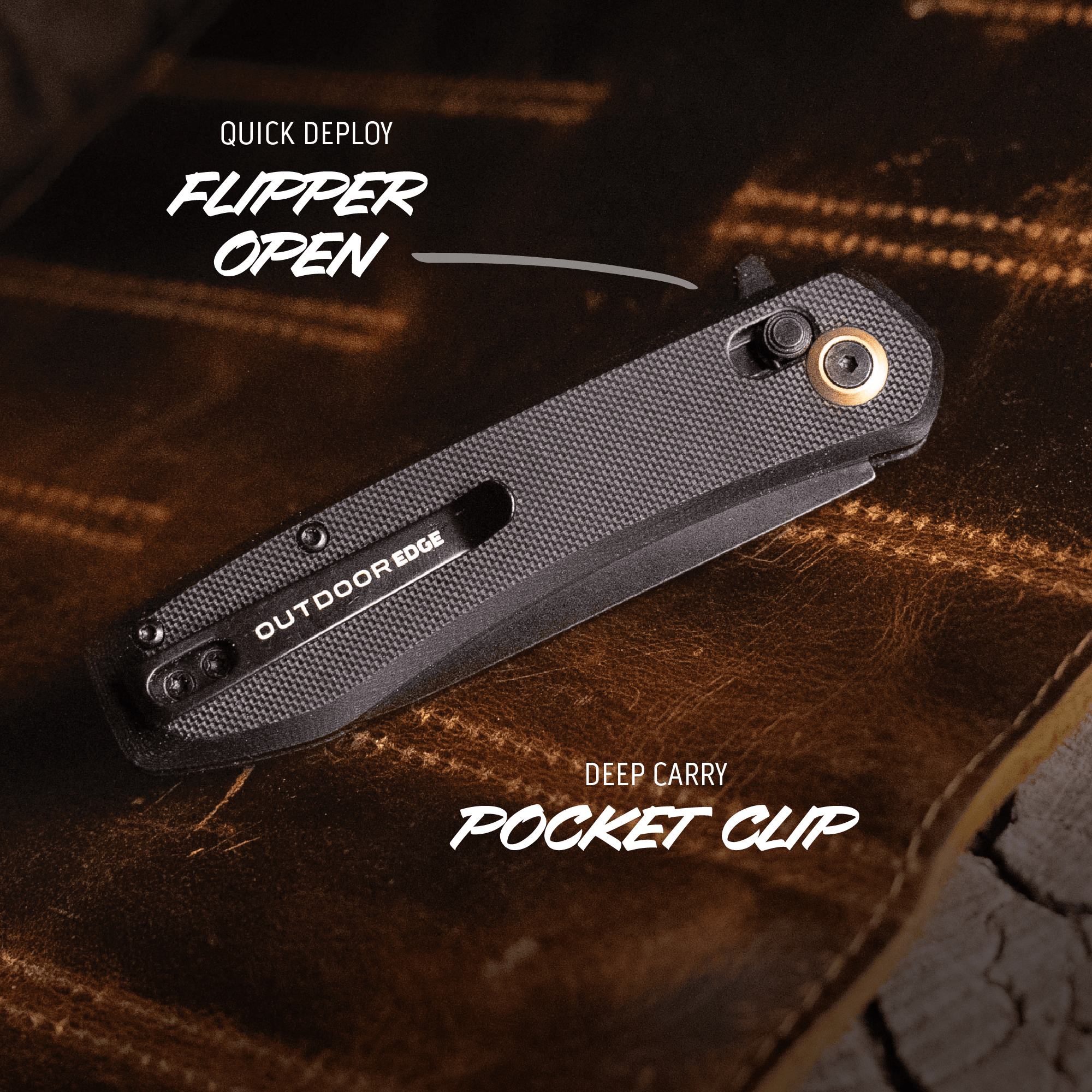 Outdoor Edge Sentinel Klappmesser 8cm G10 EDC
