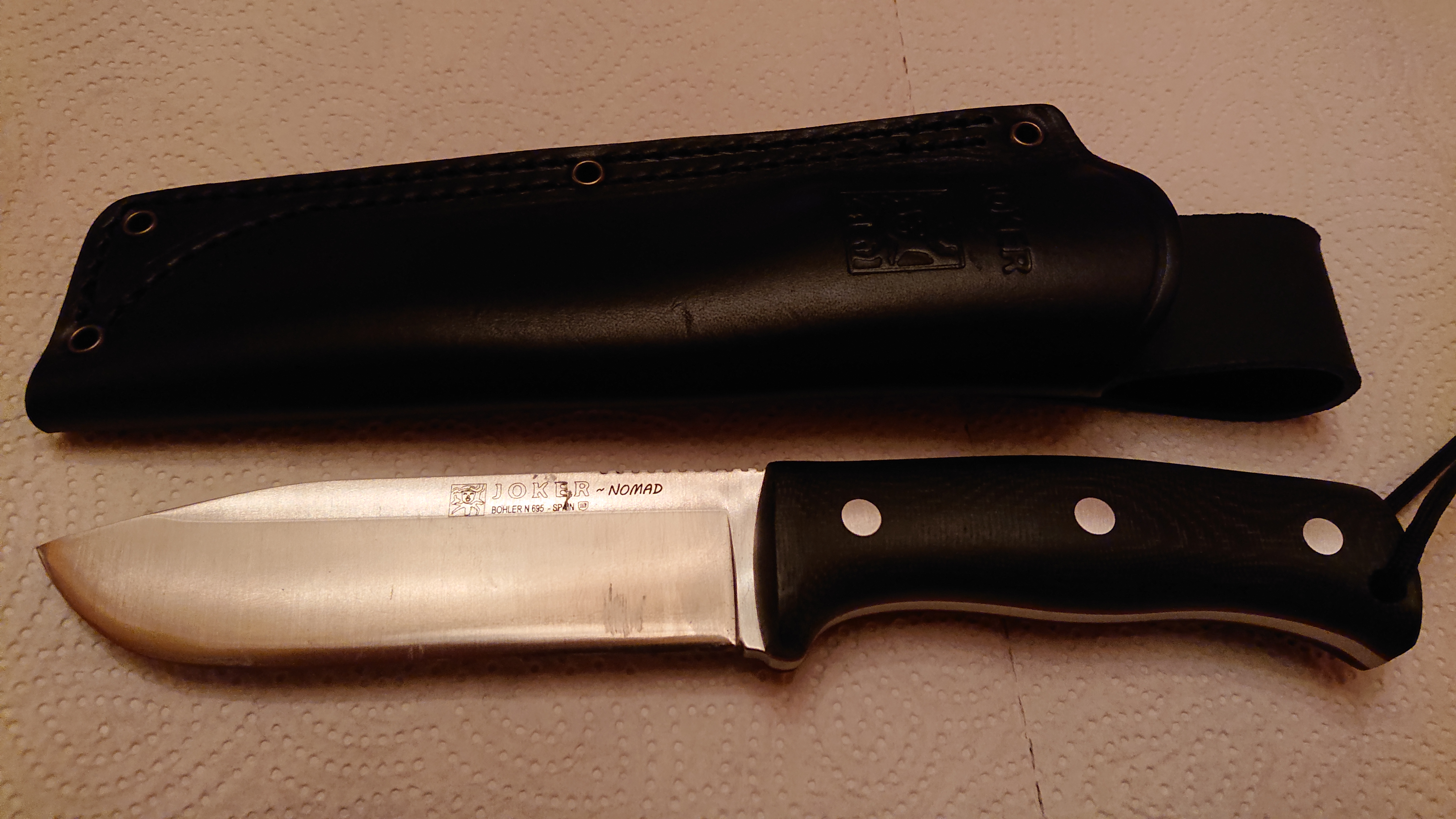 Joker Nomad CM125 Gürtelmesser 12,7 cm Micarta