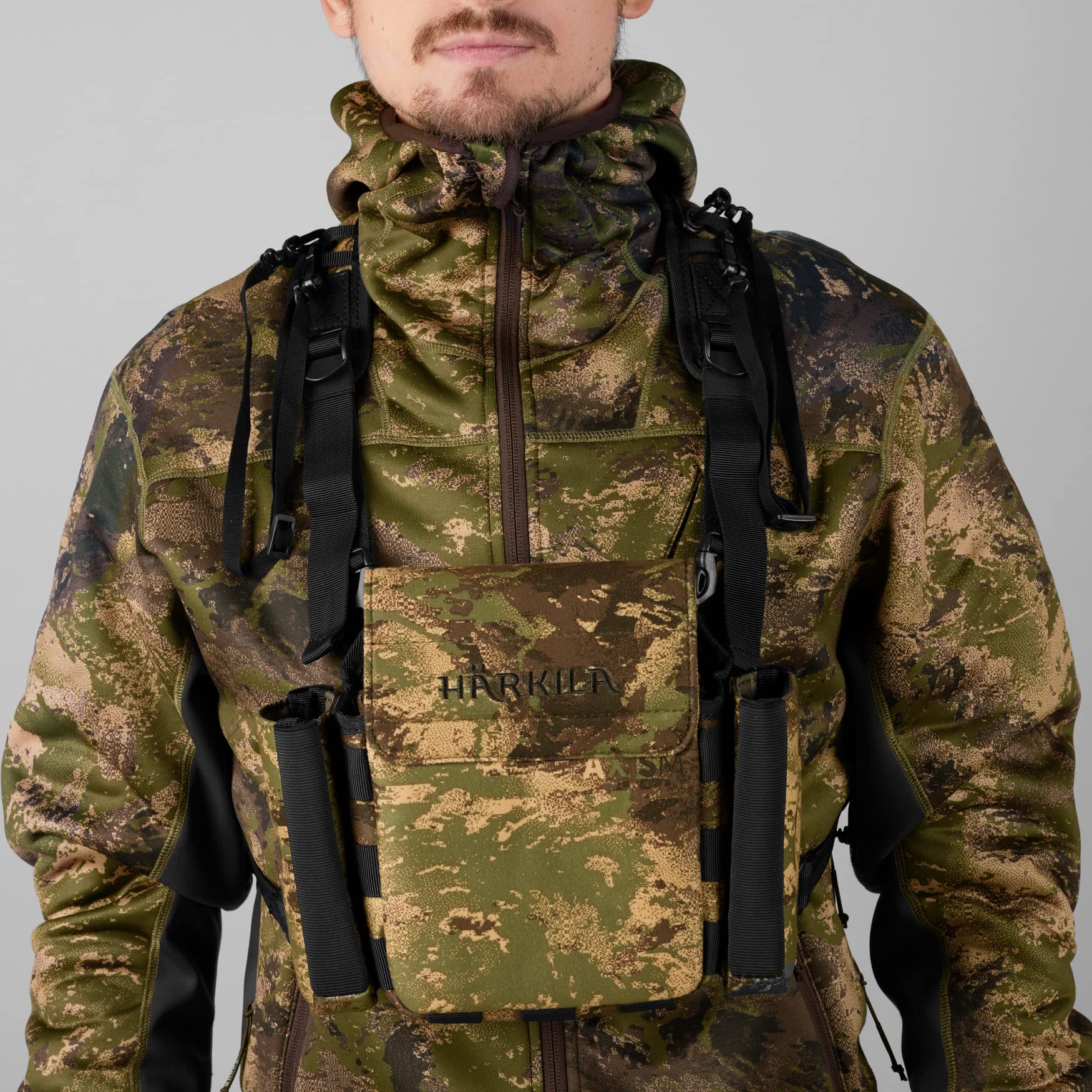 Härkila Deer Stalker Camo Fernglashalter grün