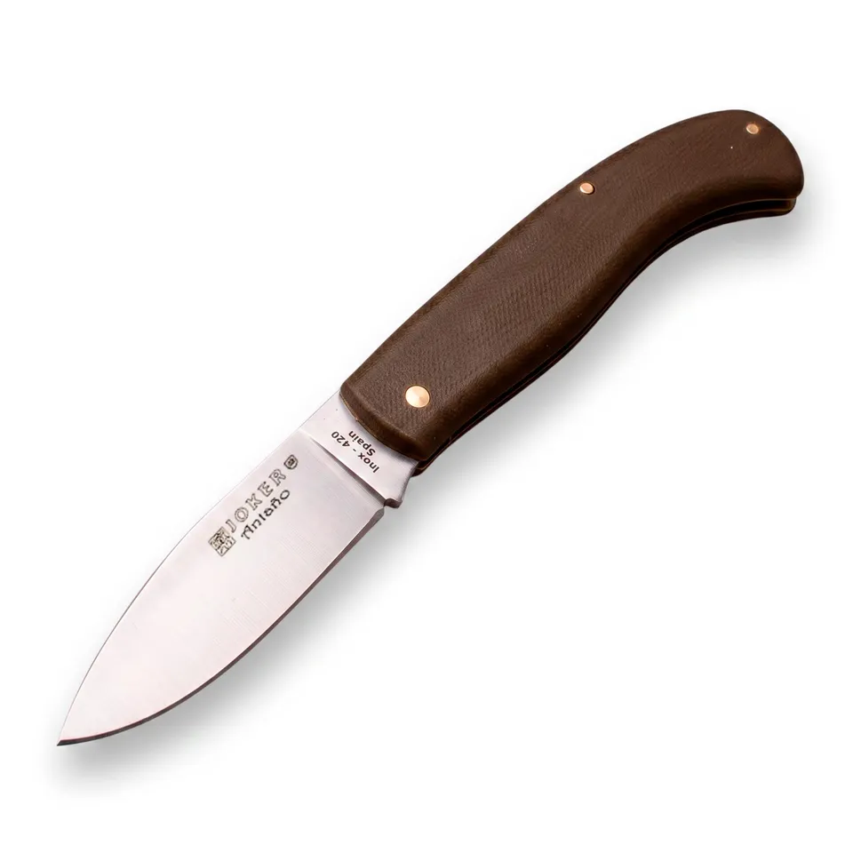 Joker NV78 Taschenmesser Grünfaser 8 cm Edelstahl