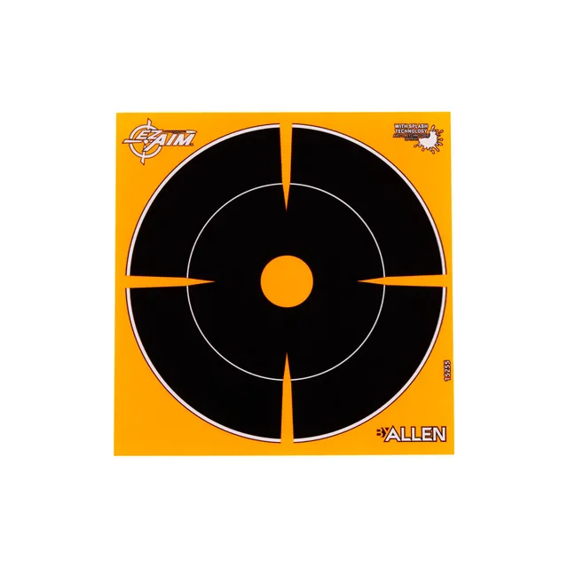Allen EZ Aim Bullseye Zielscheiben 12er Pack schwarz-orange