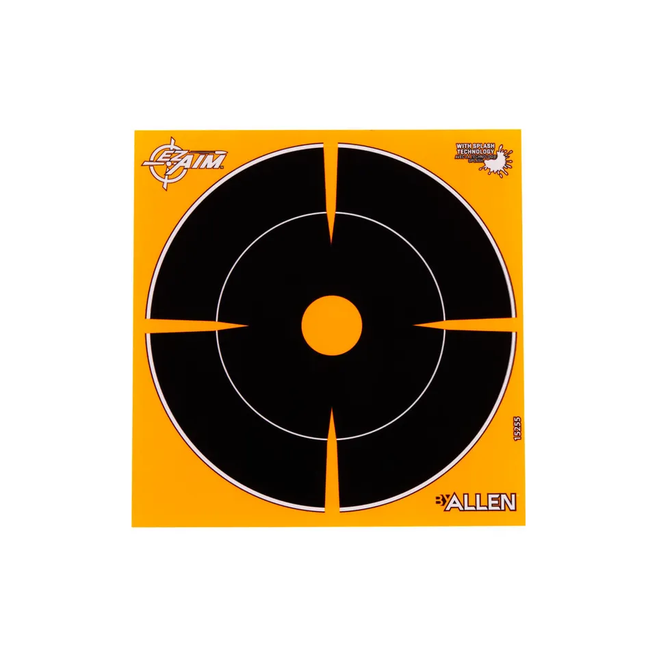 Allen EZ Aim Bullseye Zielscheiben 12er Pack schwarz-orange