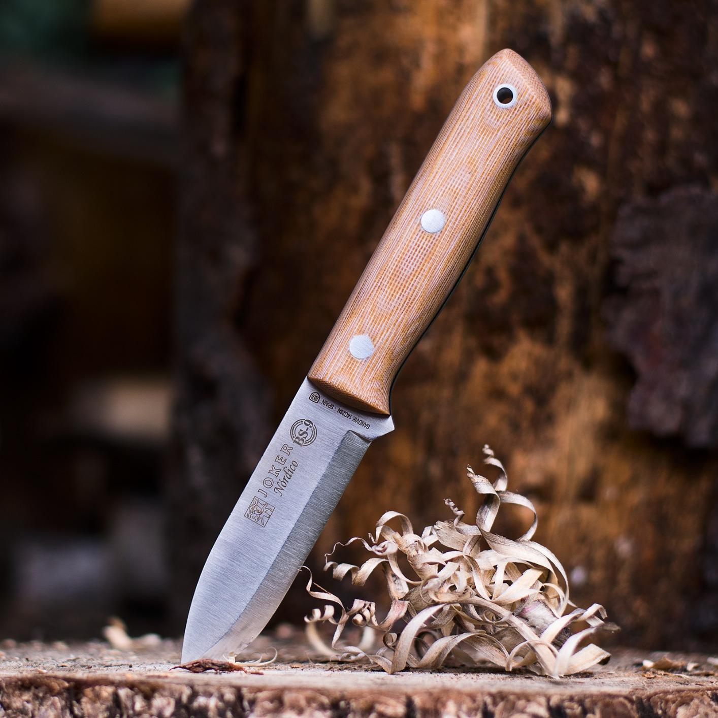Joker Nórdico CM115 Gürtelmesser Micarta 10 cm