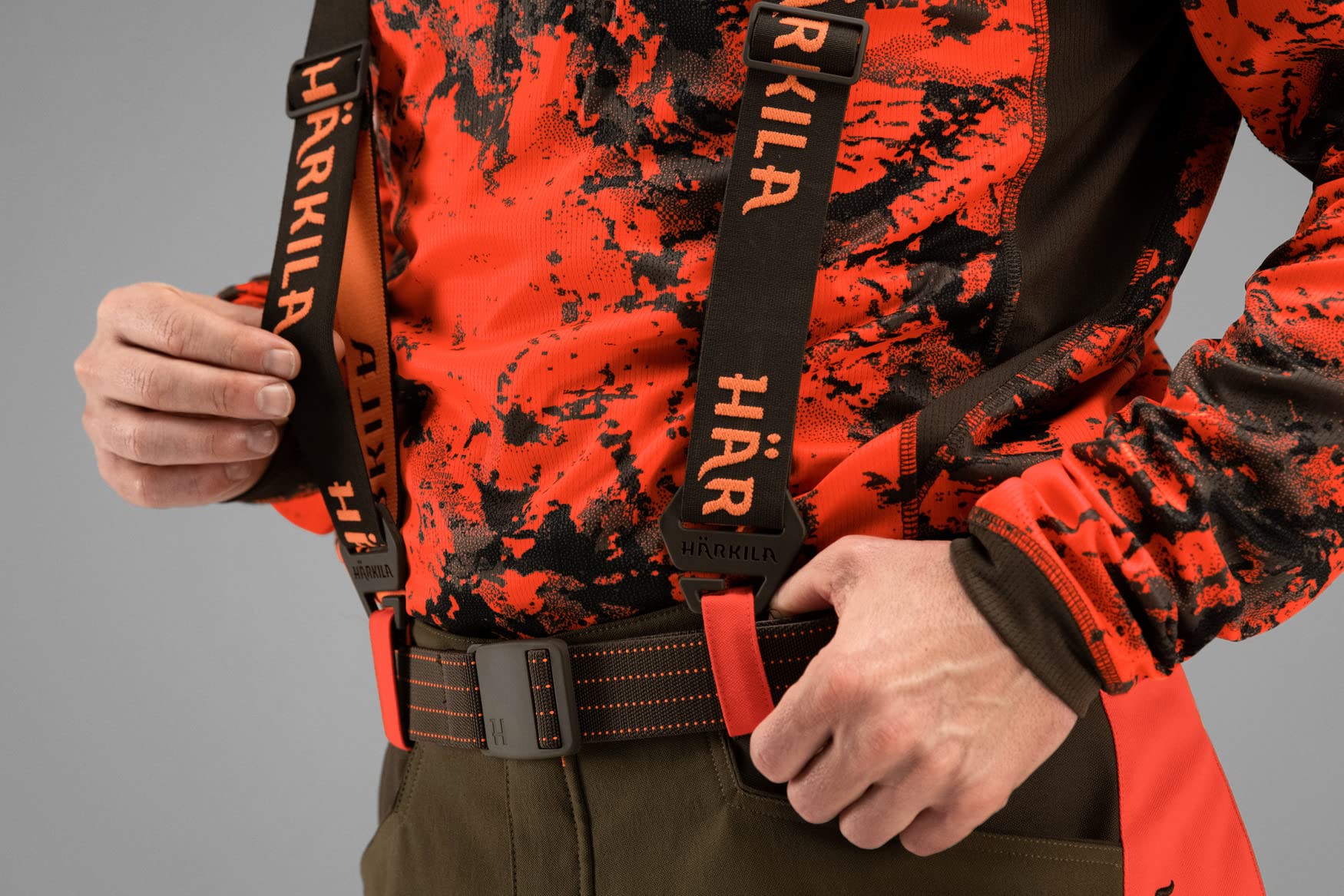 Härkila Wildboar Pro Tech Gürtel Braun XL-XXL elastisch