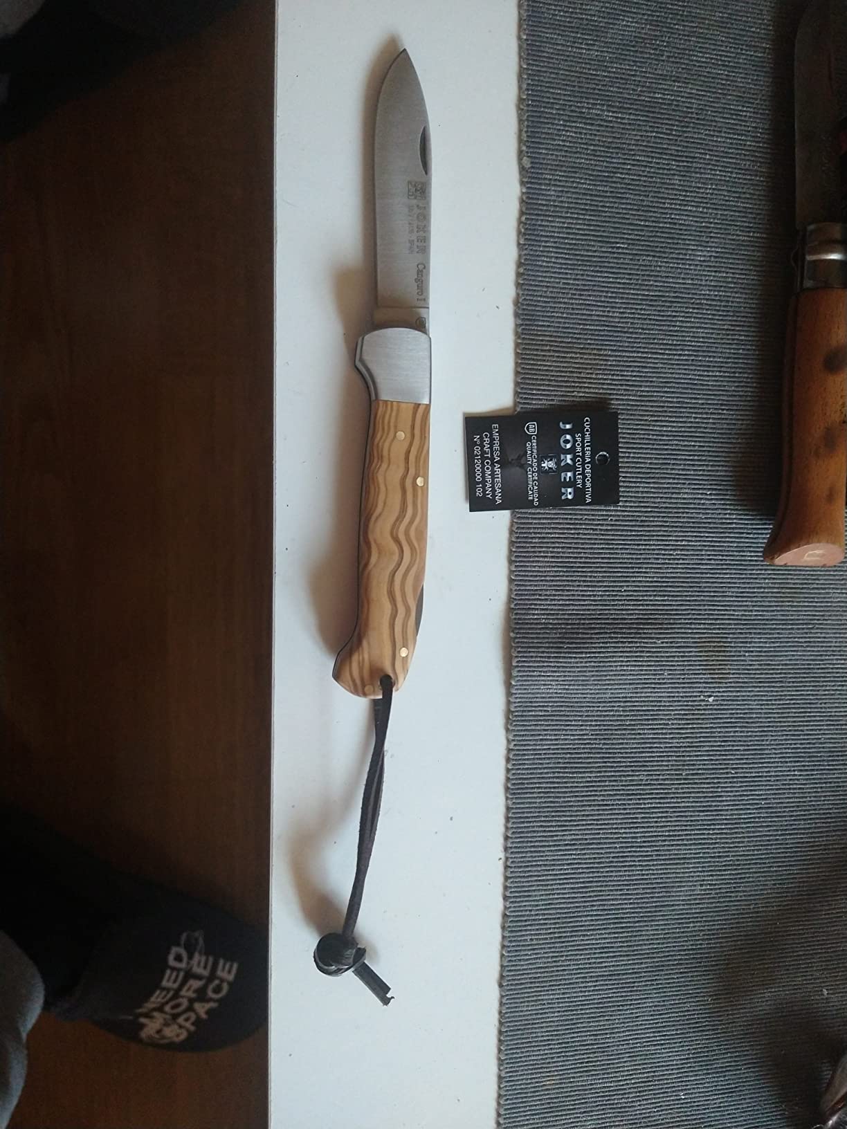 Joker Canguro I NO137 Taschenmesser Olivenholz Mova