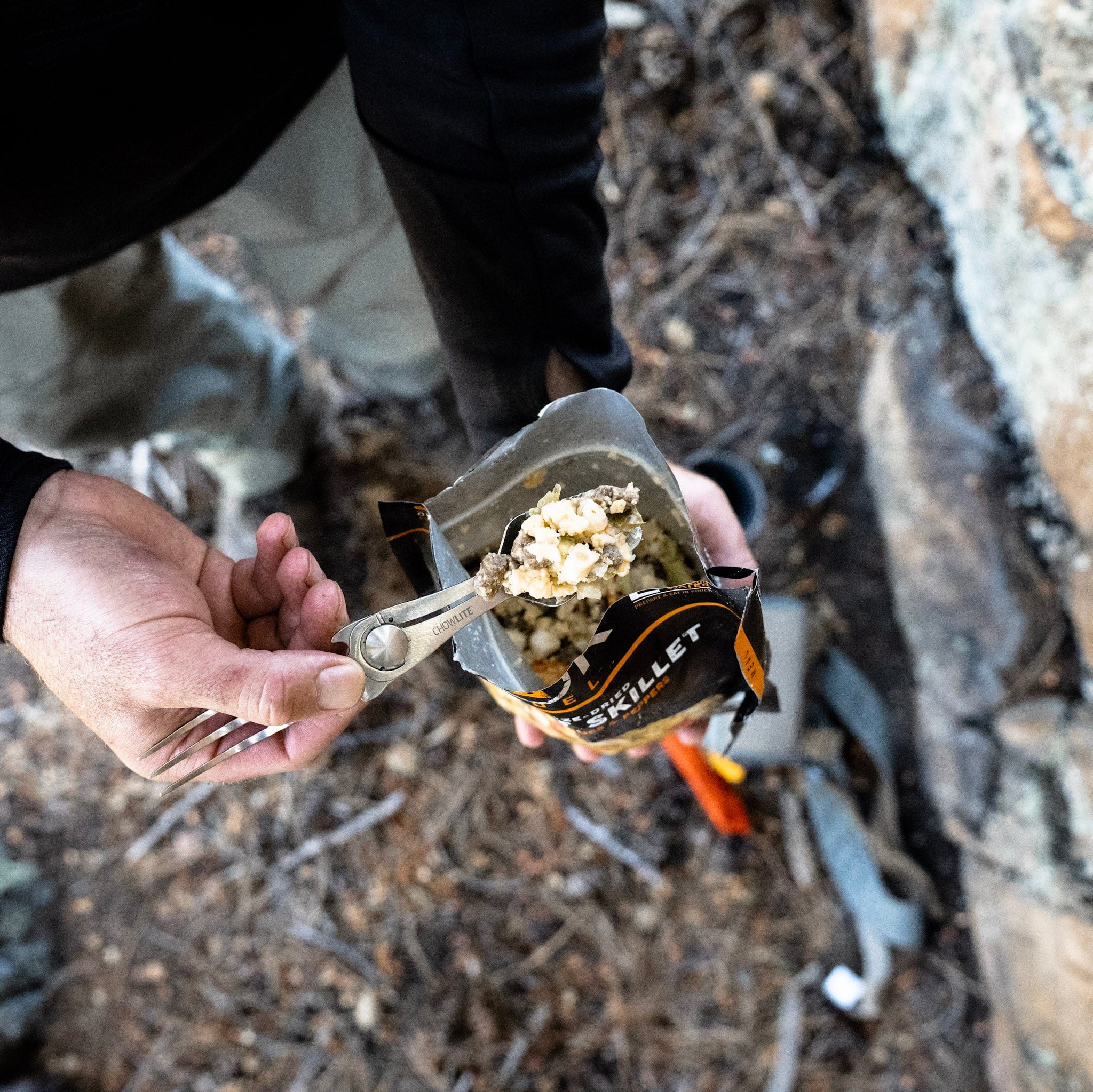 Outdoor Edge ChowLite Camp-Besteck klappbar 11,4 cm