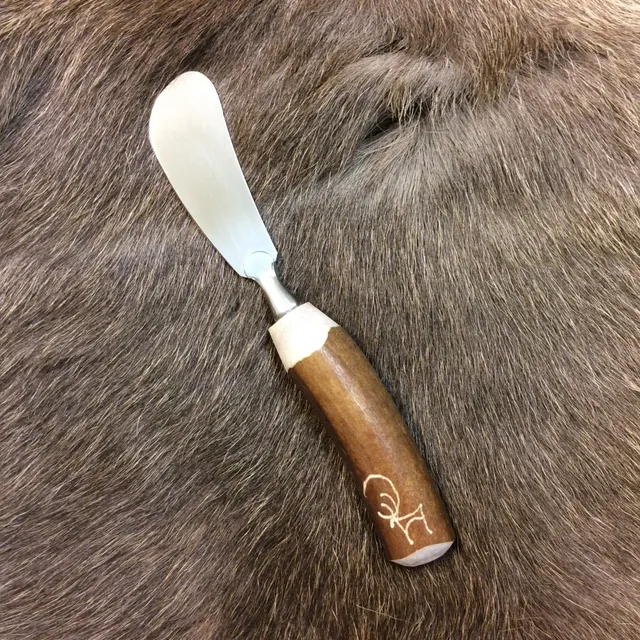 Wood Jewel 50X Voiveitsi Buttermesser Rentierhorn