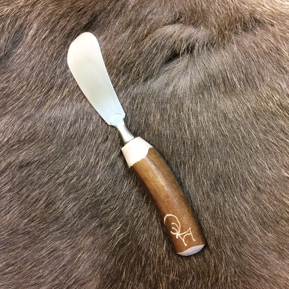 Wood Jewel 50X Voiveitsi Buttermesser Rentierhorn