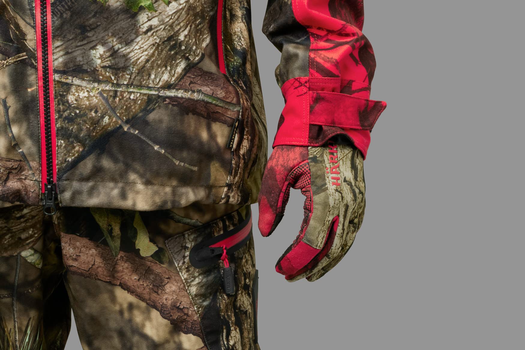 Härkila Moose Hunter 2.0 Fleece Handschuhe Camo Gr. M Touch