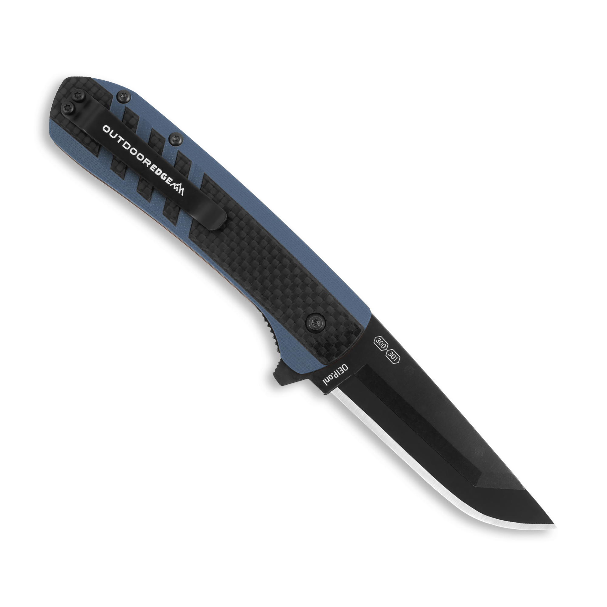 Outdoor Edge Razor VX4 Klappmesser blau Carbon 4 Klingen