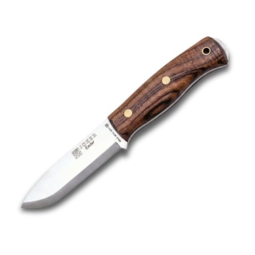 Joker Ember Scandi CN122 Jagdmesser Walnuss 10,5 cm mit Paracord