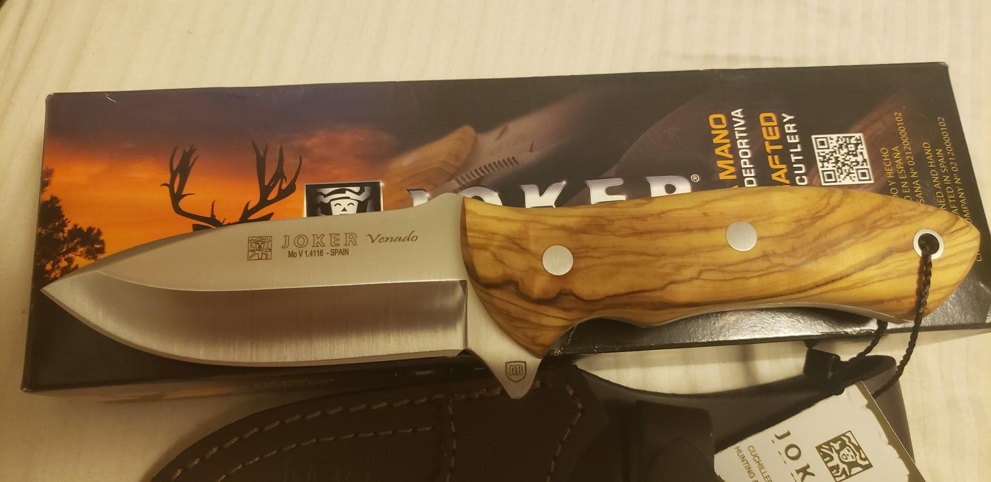 Joker Venado CO66 Jagdmesser Olivenholz 10,5 cm