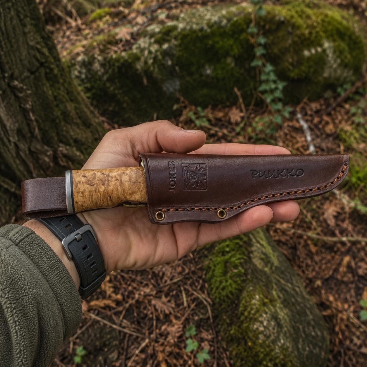 Joker Abuelo CL126 Jagdmesser Birke 8 cm Sandvik